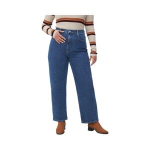 Everlane The Way High Organic Cotton Straight Leg Denim Jeans‎